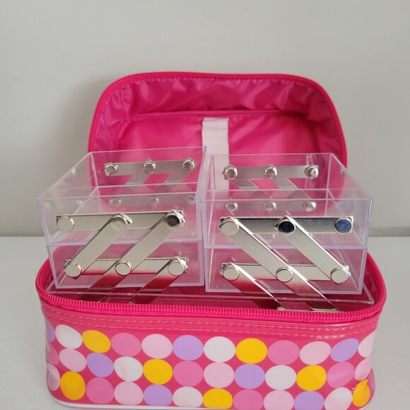 I.D. Bare Escentuals Wish Kit Bag Storage Container Cosmetic Carrier ONLY EMPTY - Picture 3 of 14